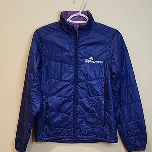 Ibex Purple and Blue Women's Puffer Jacket